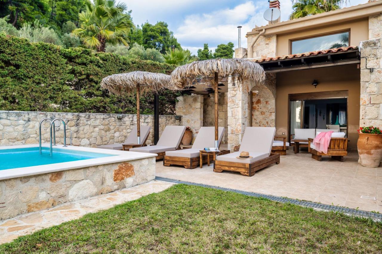 Palmrise Luxury Villas By Travel Pro Services - Nea Skioni Halkidiki Dış mekan fotoğraf